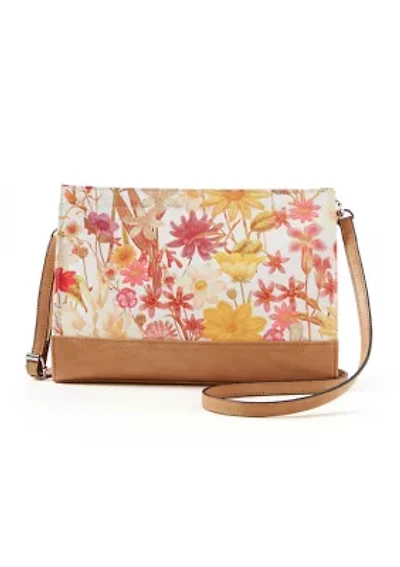 Floral Clutch Crossbody Bag