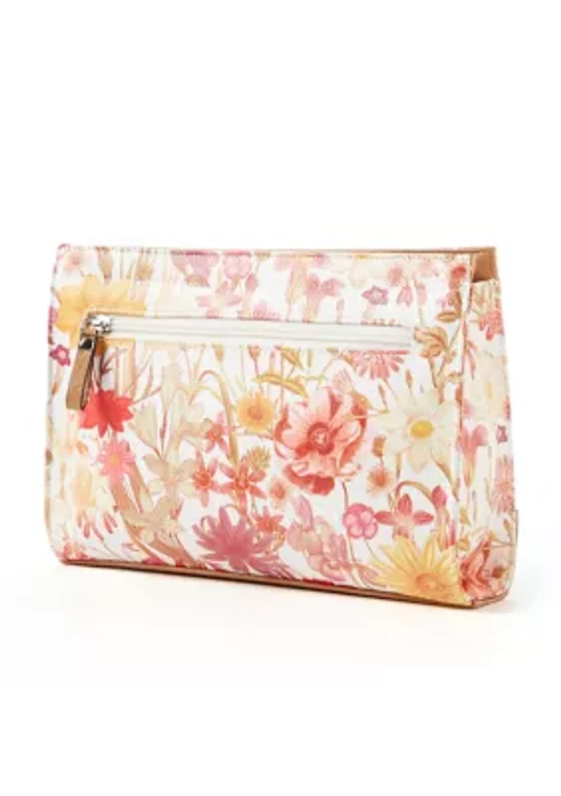 Floral Clutch Crossbody Bag