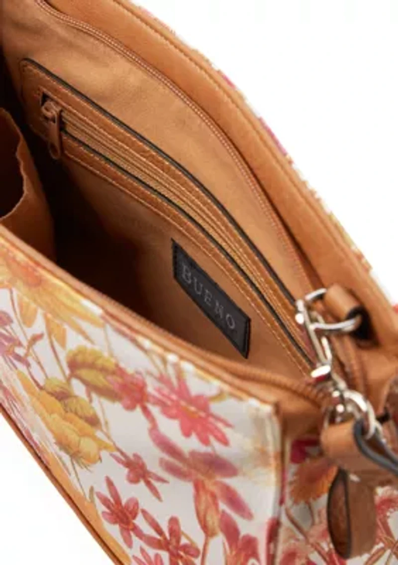 Floral Clutch Crossbody Bag