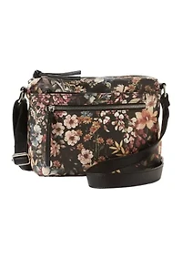 Printed Multi Pocket Crossbody