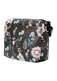 Printed Multi Pocket Crossbody