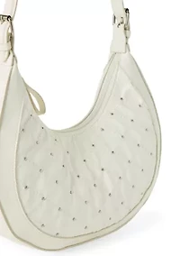 Pacifica Stud Detail Crescent Bag