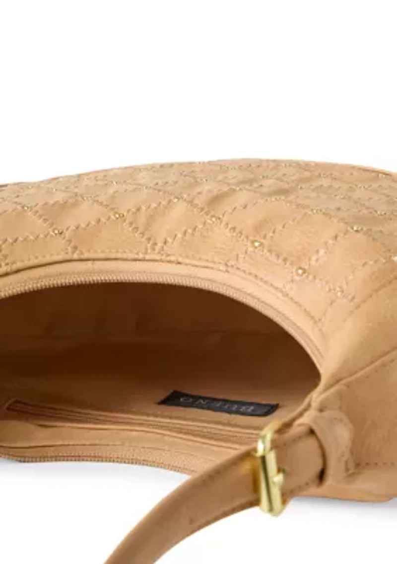 Pacifica Stud Detail Crescent Bag