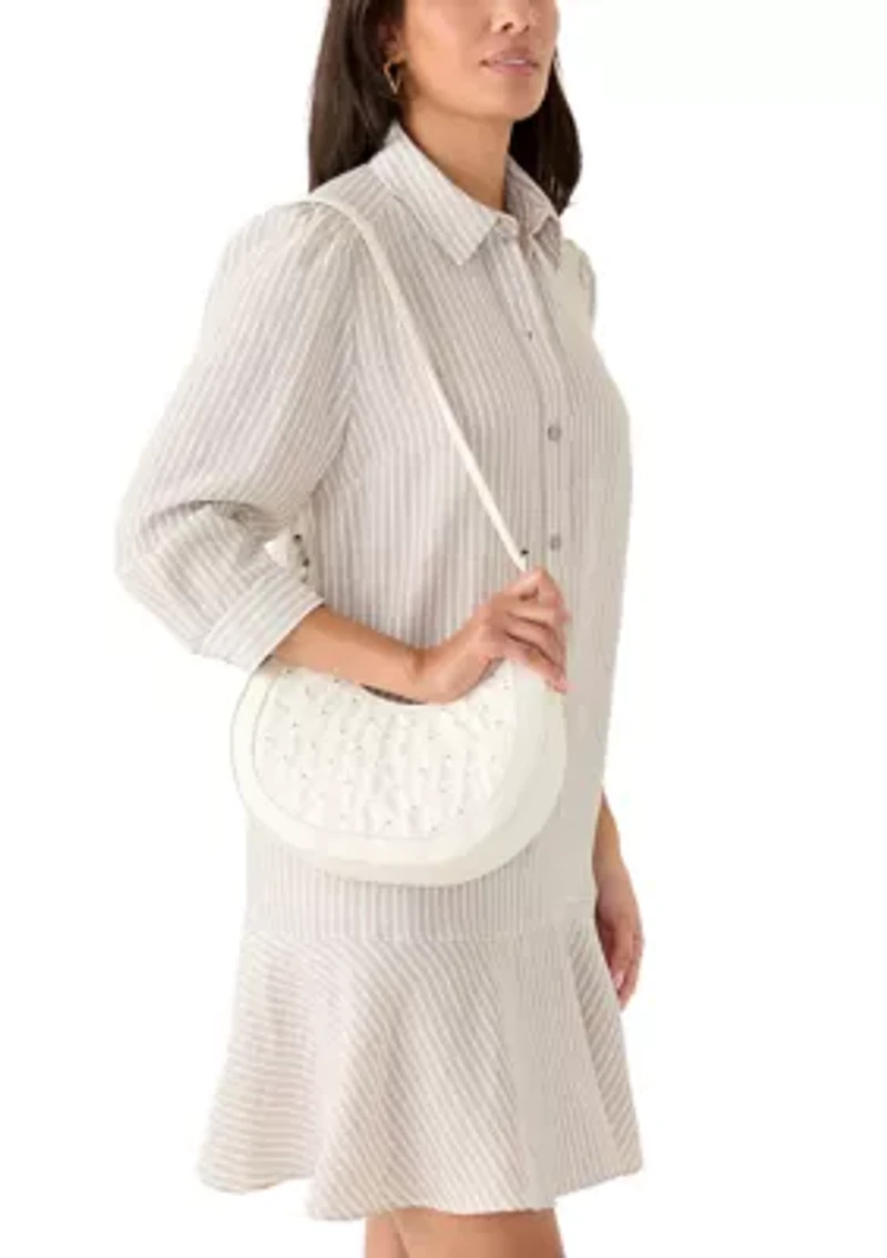 Pacifica Stud Detail Crescent Bag