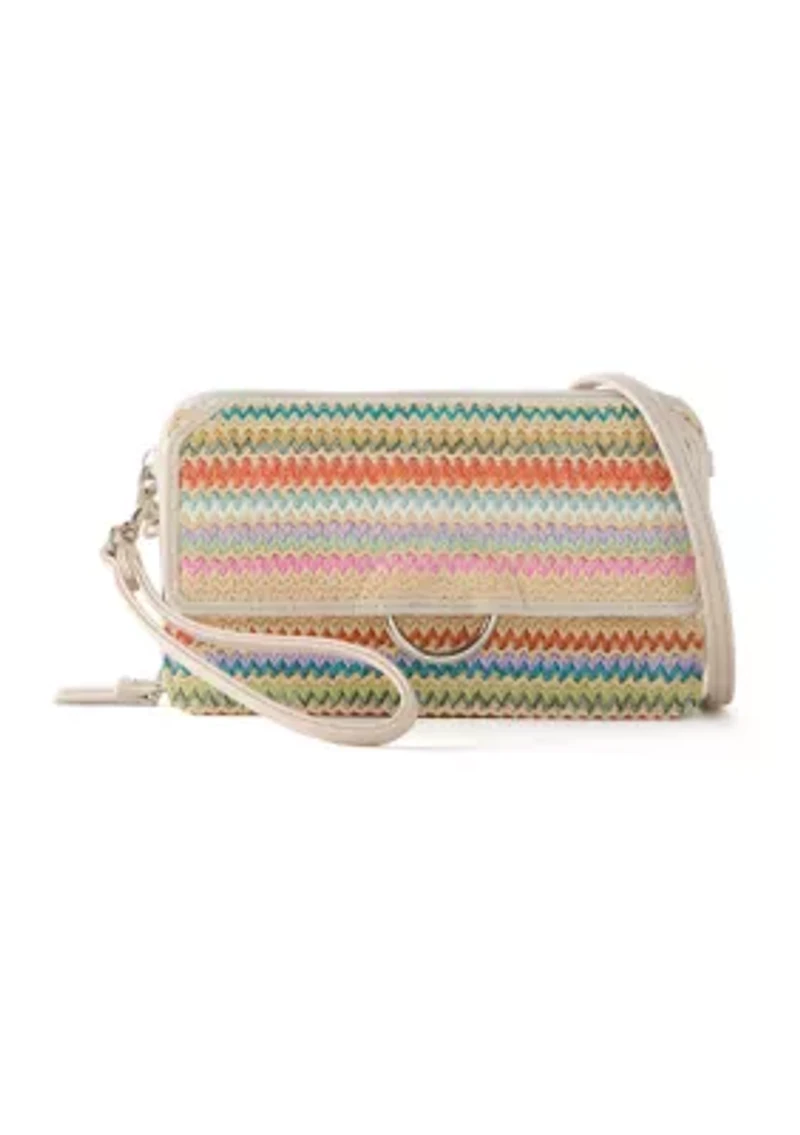Straw Phone Crossbody 