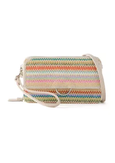 Straw Phone Crossbody 