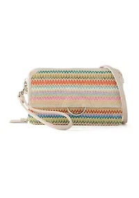 Straw Phone Crossbody 