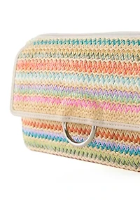 Straw Phone Crossbody 