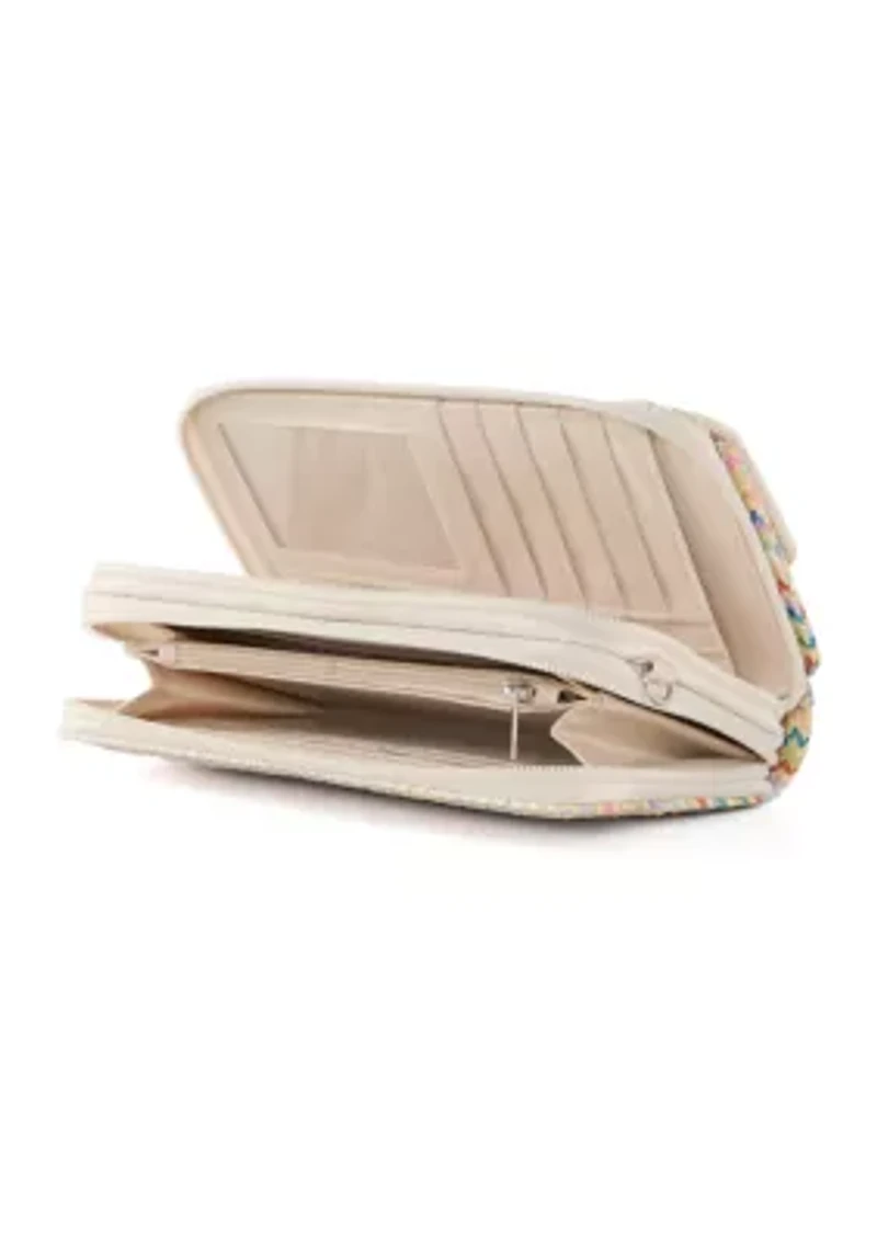 Straw Phone Crossbody 