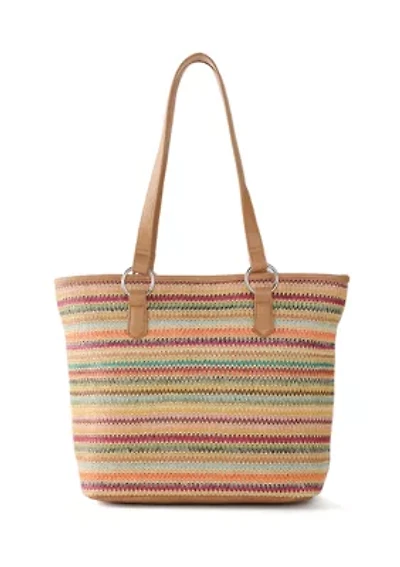 Multicolored Stripe Tote Bag