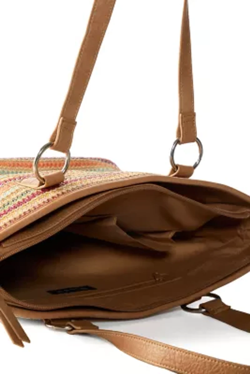 Multicolored Stripe Tote Bag
