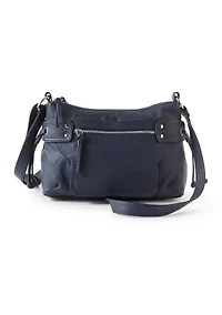 Shoulder Bag with Side Drawstring