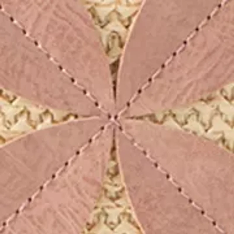 Straw Applique Satchel