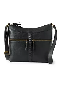 Double Top Zip Hobo Bag
