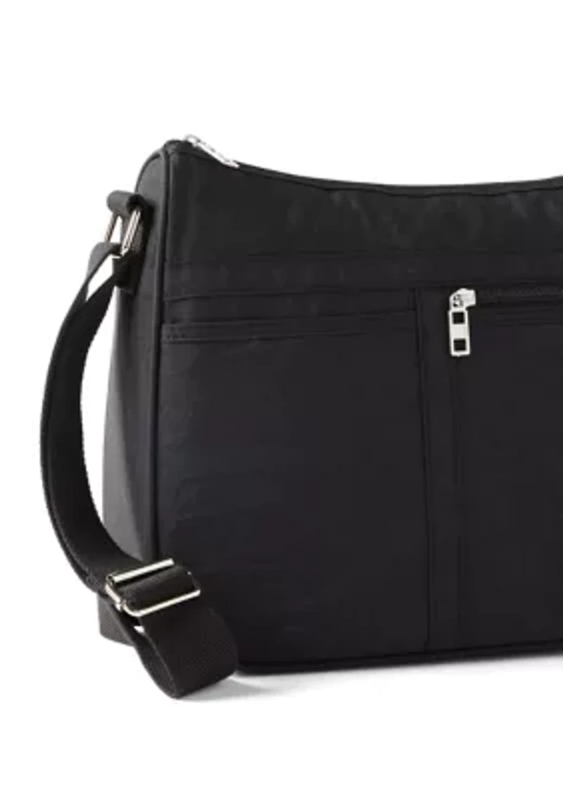 Nylon Front Zip Bag