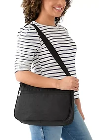 Nylon Front Zip Bag