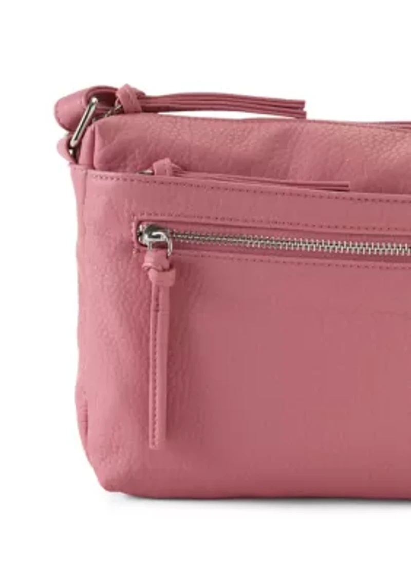 Front Zip Crossbody Bag