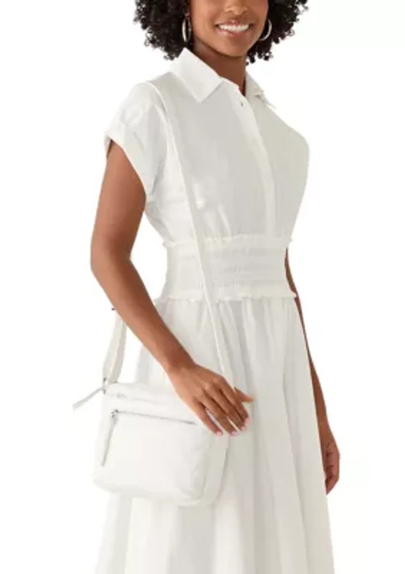 Front Zip Crossbody Bag