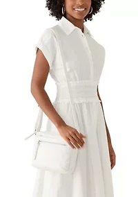 Front Zip Crossbody Bag