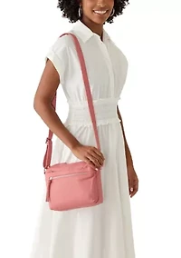 Front Zip Crossbody Bag