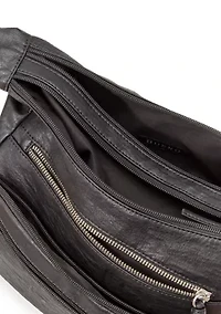 Front Zip Shoulder Bag