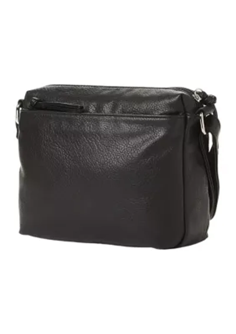 Soft Washed Vinyl Multi Pocket Crossbody
