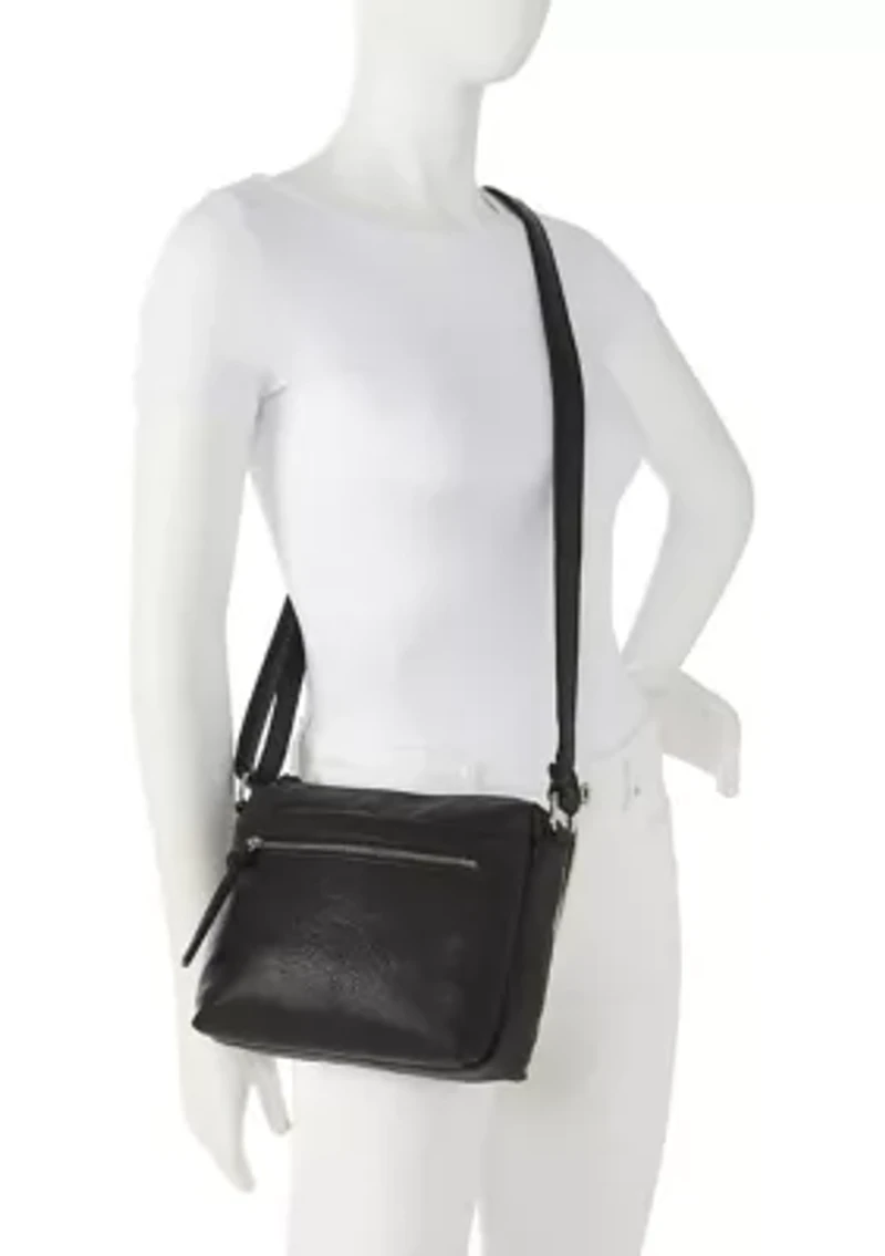 Soft Washed Vinyl Multi Pocket Crossbody