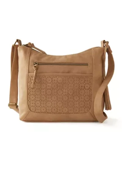 Flower Perforated Shoulder Bag
