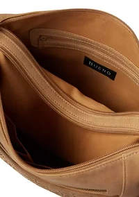 Flower Perforated Shoulder Bag