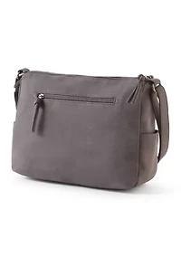 Washed Twill Shoulder Bag