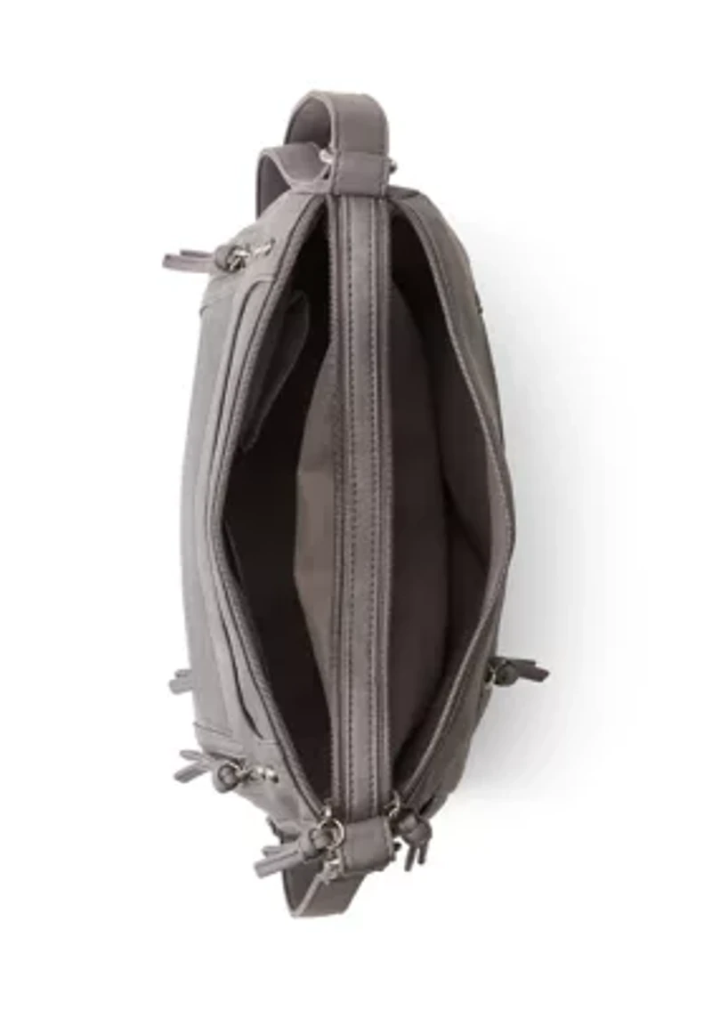 Washed Twill Shoulder Bag