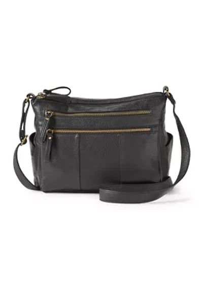 Multi Zip Shoulder Bag