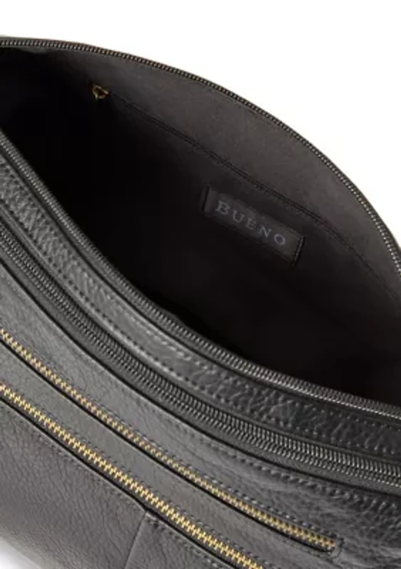 Multi Zip Shoulder Bag