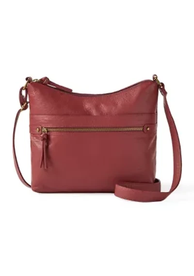 Front Zip Shoulder Bag