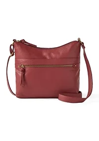 Front Zip Shoulder Bag