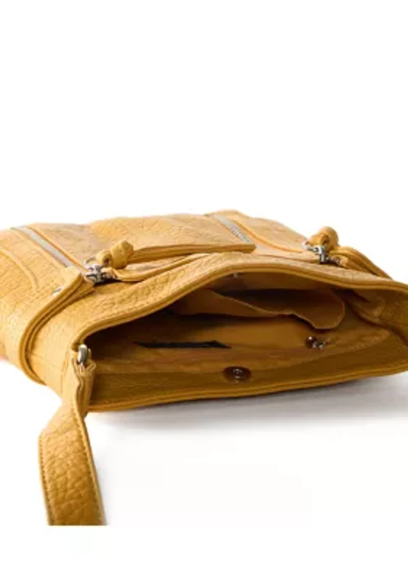 Zipper Front Crossbody 