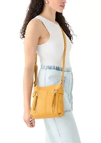 Zipper Front Crossbody 
