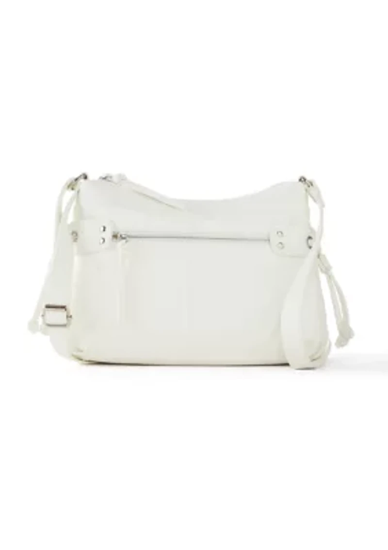 Zipper Front Shoulder Bag 