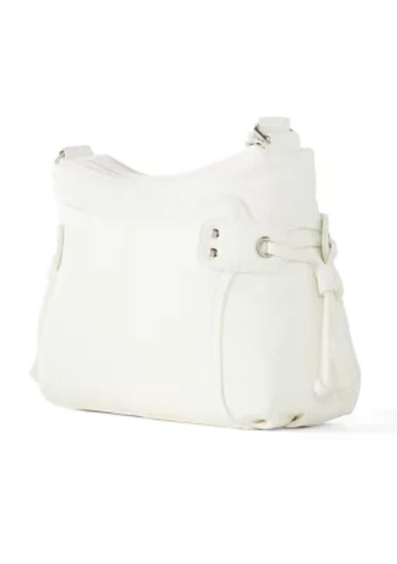 Zipper Front Shoulder Bag 
