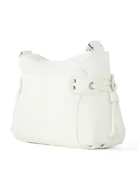 Zipper Front Shoulder Bag 