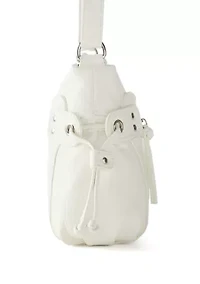 Zipper Front Shoulder Bag 