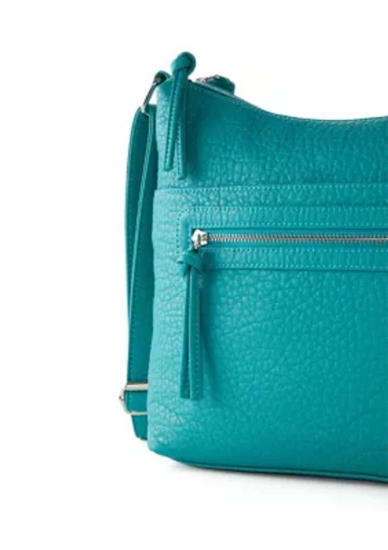 Zipper Front Crossbody 