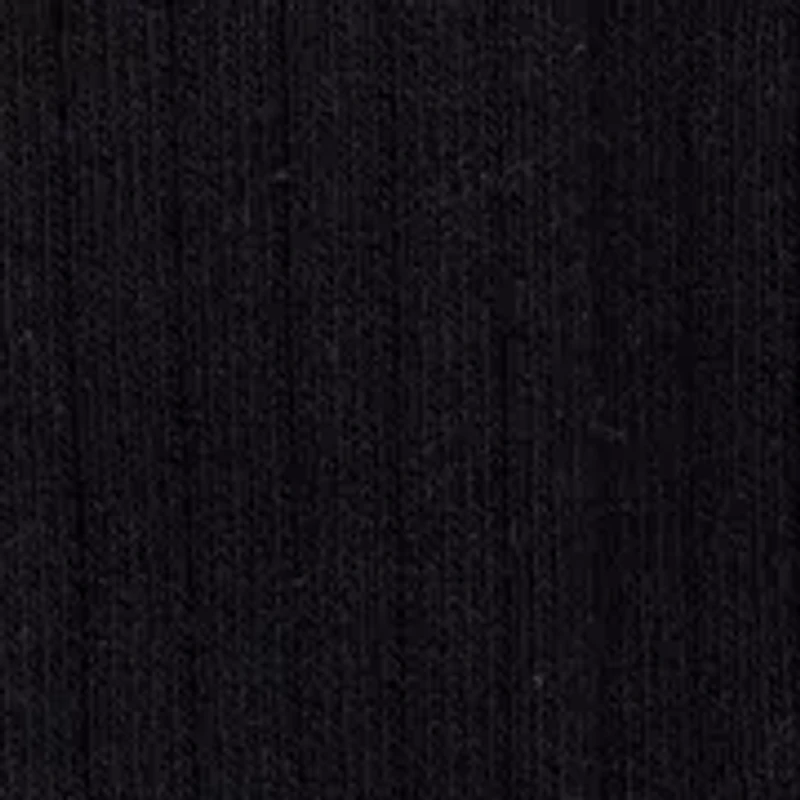 Basic Ribbed Crew Socks