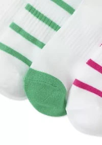 Polo Logo Socks with Stripes - 6 Pack