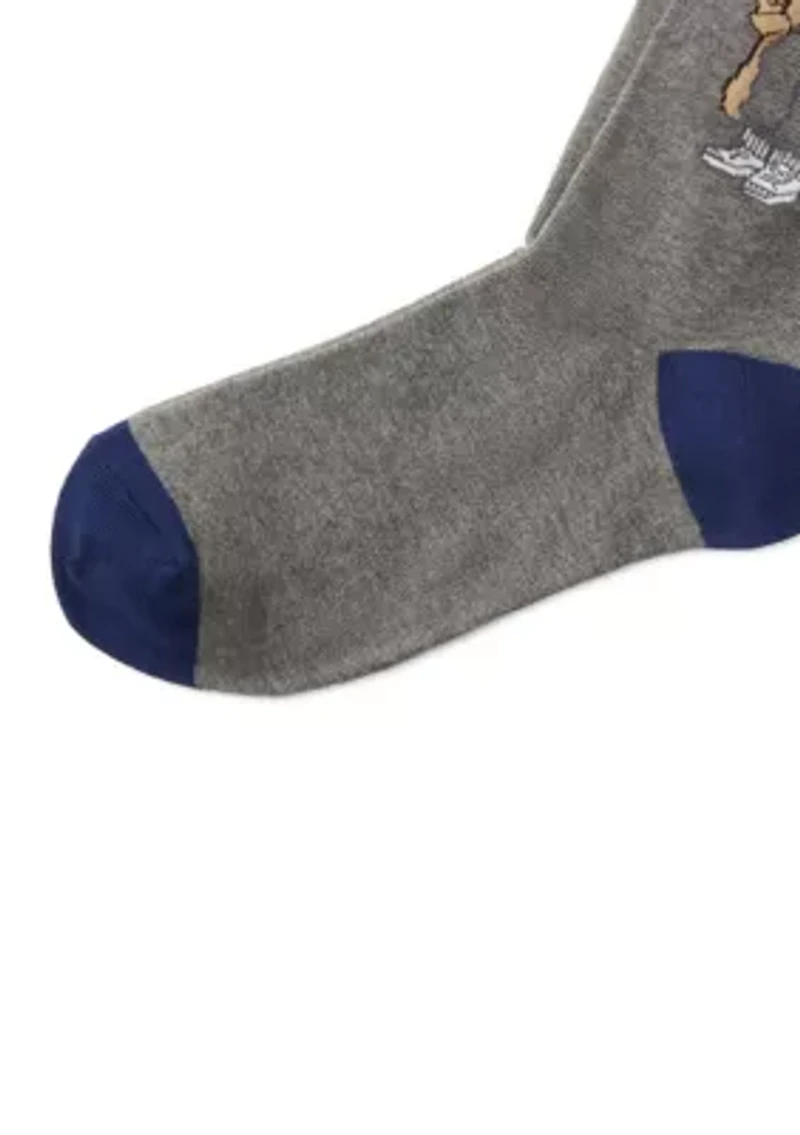 Fall Bear Socks 