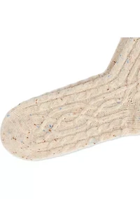 Donegal Cable Socks 