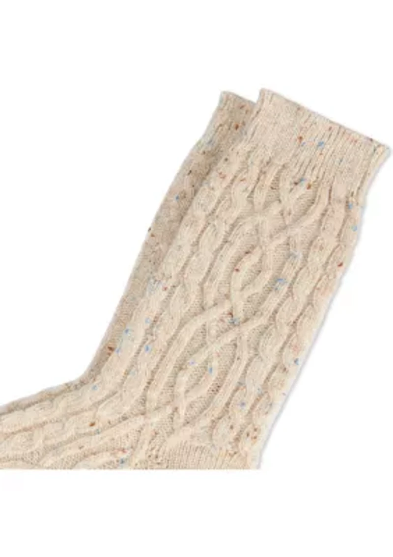 Donegal Cable Socks 