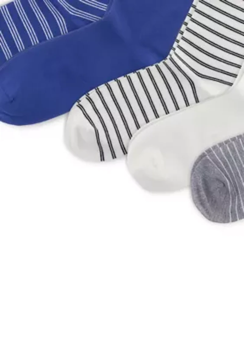 Women's Solid & Striped Socks - 6-Pack