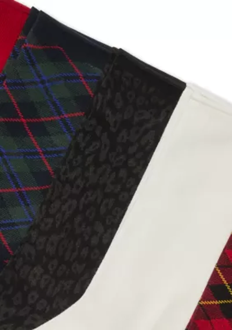 Holiday Plaid Crew Socks 6 Pack