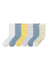 Summer Stripe Socks 6 Pack
